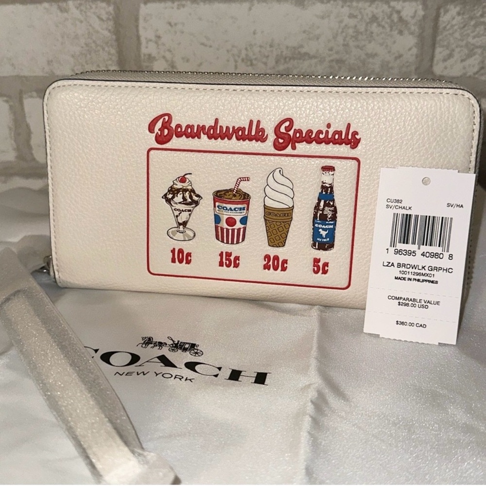 Coach Zip Around Wallet